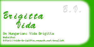 brigitta vida business card